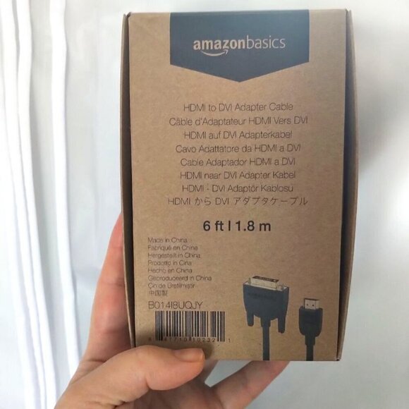 🎁Free 🎁 NWT HDMI A to DVI Adapter Cable, Bi-Directional 1080p Gold Plated 6 ft - Picture 6 of 16